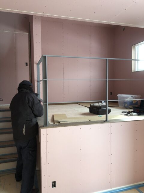 住宅用手摺　取り付け