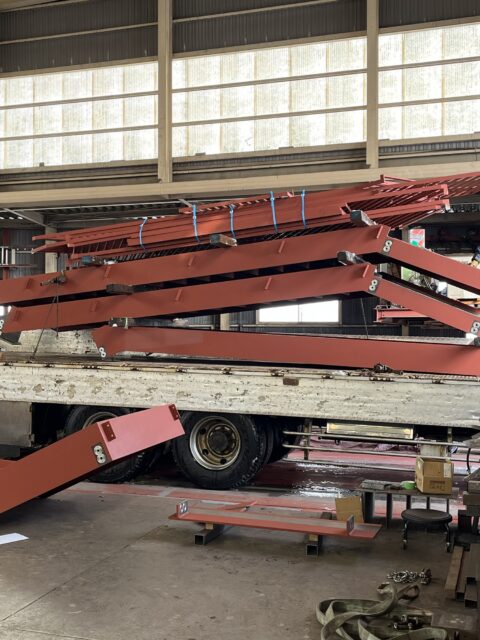 階段、手摺　積み込み